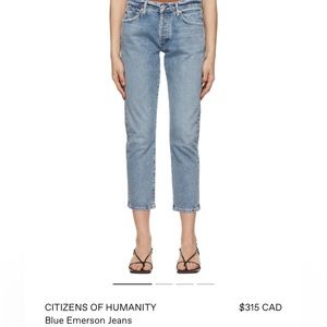 Citizens Of Humanity Emerson Jeans